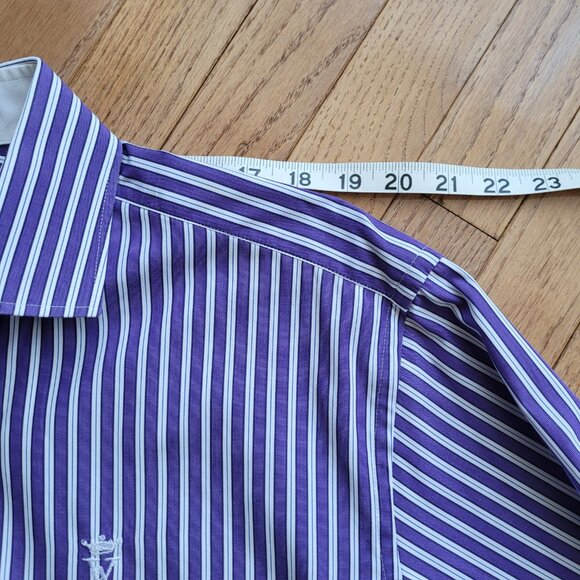 Thomas Mason Vicomte A. Dress Shirt Cotton Long Sleeve XL - Picture 12 of 15